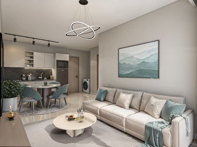 1-Bedroom Lounge & Dining - Astana Residence