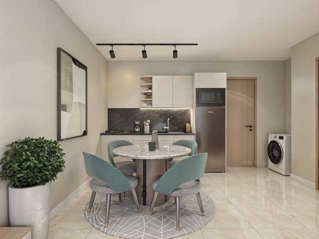 1-Bedroom Dining Area - Astana Residence