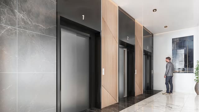 Luxury Lift Lobby - Astana Residence